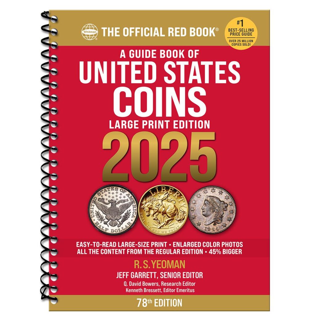 2025 Official Red Book of U.S. Coins / Large print format